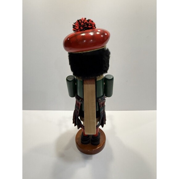 Vintage German Steinbach Chubby Scottish Bagpiper Nutcracker Christmas 15" - Picture 2 of 12